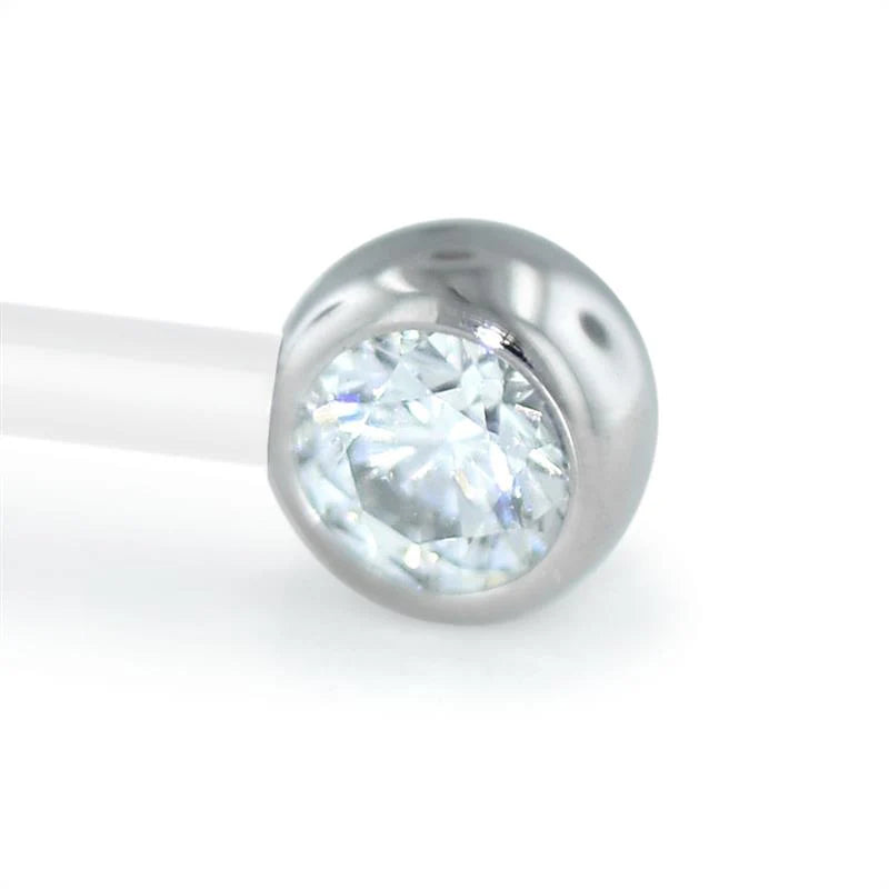 Titanium Side Facing Bezel Gem