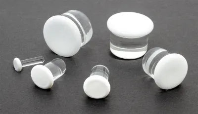 Single Flare Glass Plugs