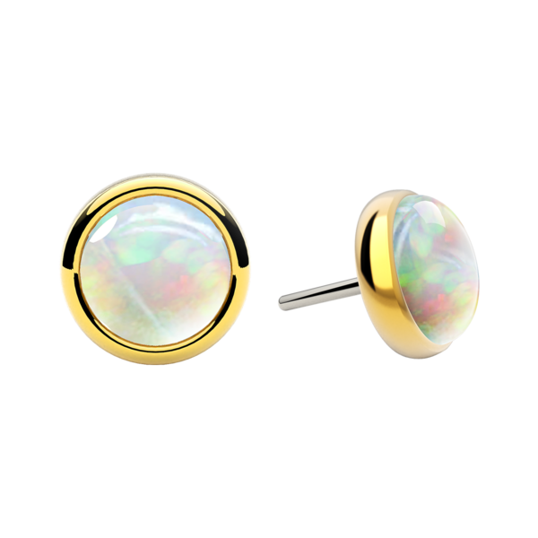 Gold Bezel Cabochon