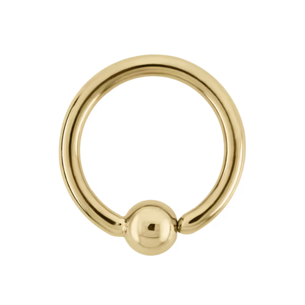 Gold Fixed Bead Ring