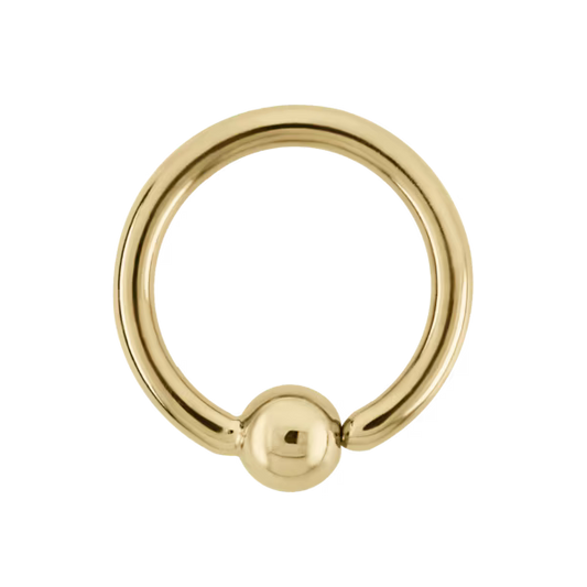 Gold Fixed Bead Ring