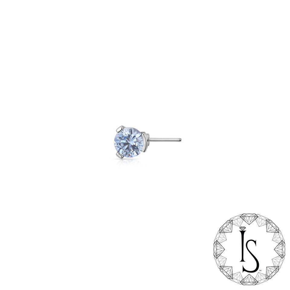 Titanium Side Facing Prong Gem