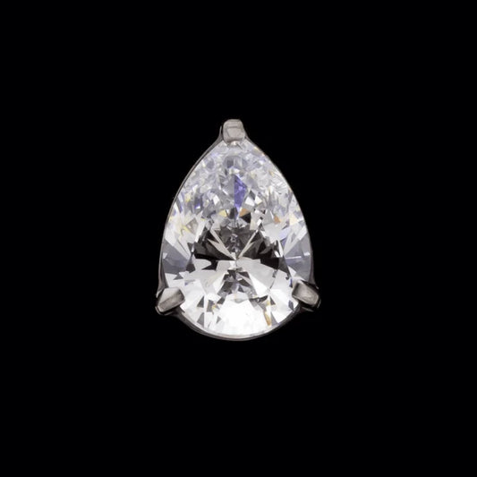 Pear Prong Set Gem